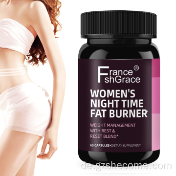Fatburner-Ergänzungsmittel für die Nacht, Kapseln zur Fettverbrennung